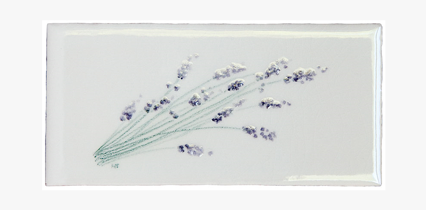Sprig Lavender By Marlborough Tiles - Sketch, HD Png Download