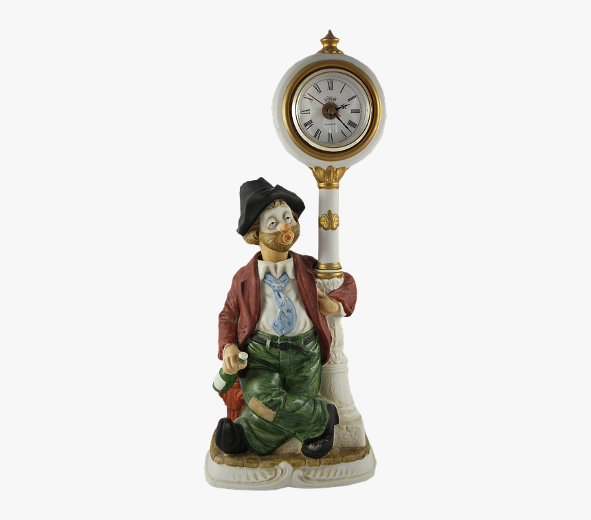 Lamp, Clown, Image, Clock, Antique, Circus, Vintage - Clown, HD Png Download