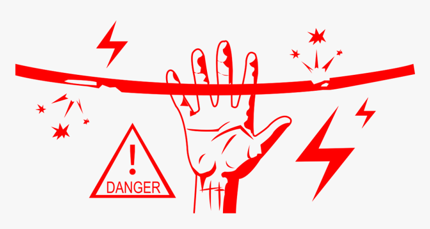 Do Cable High Touch Voltage Not High-voltage Clipart - Graphic Design, HD Png Download