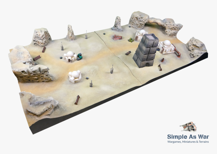 Tatooine Board Star Wars Legion 2 - Star Wars Legion Tatooine Table, HD Png Download