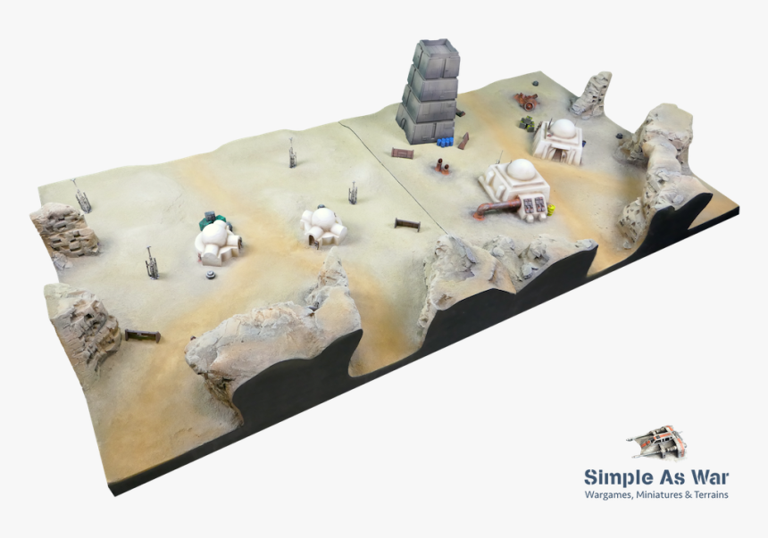 Tatooine Board Star Wars Legion 3 - Star Wars Legion Tatooine Table, HD Png Download