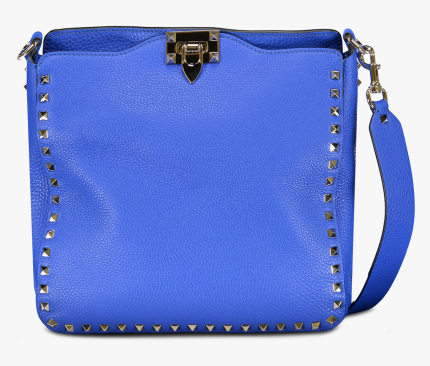 Rockstud Small Hobo Bag Acid Blue - Shoulder Bag, HD Png Download