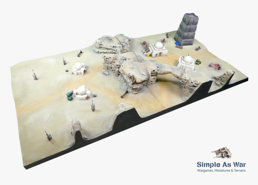Tatooine Board Star Wars Legion 4 - Star Wars Legion Tatooine Table, HD Png Download