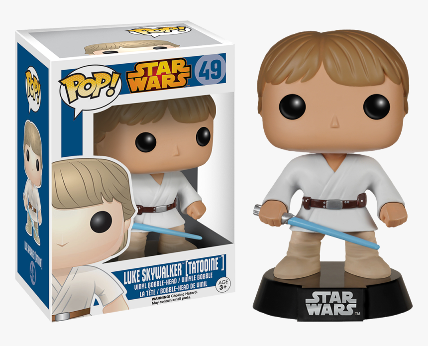 Tatooine Luke Skywalker Pop Vinyl Figure **non-mint - Luke Skywalker Pop, HD Png Download
