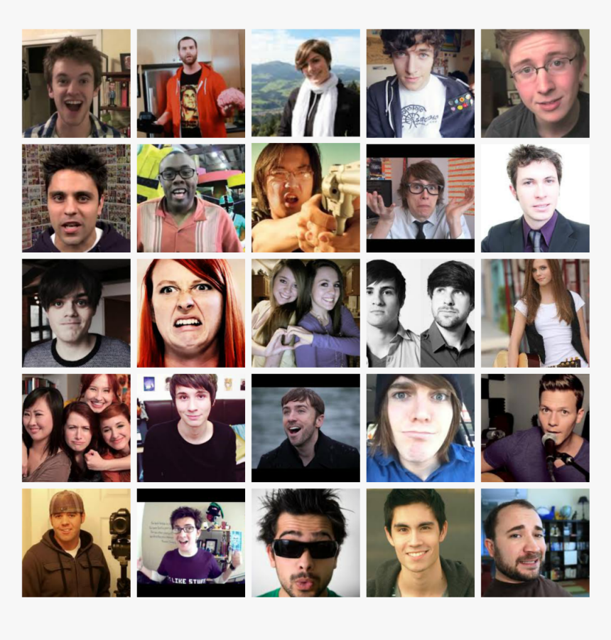 Popular Youtubers 2007, HD Png Download