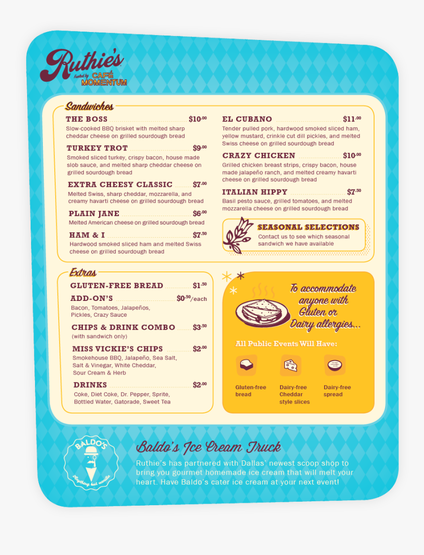 Ruthiesmenu - Paper Product, HD Png Download