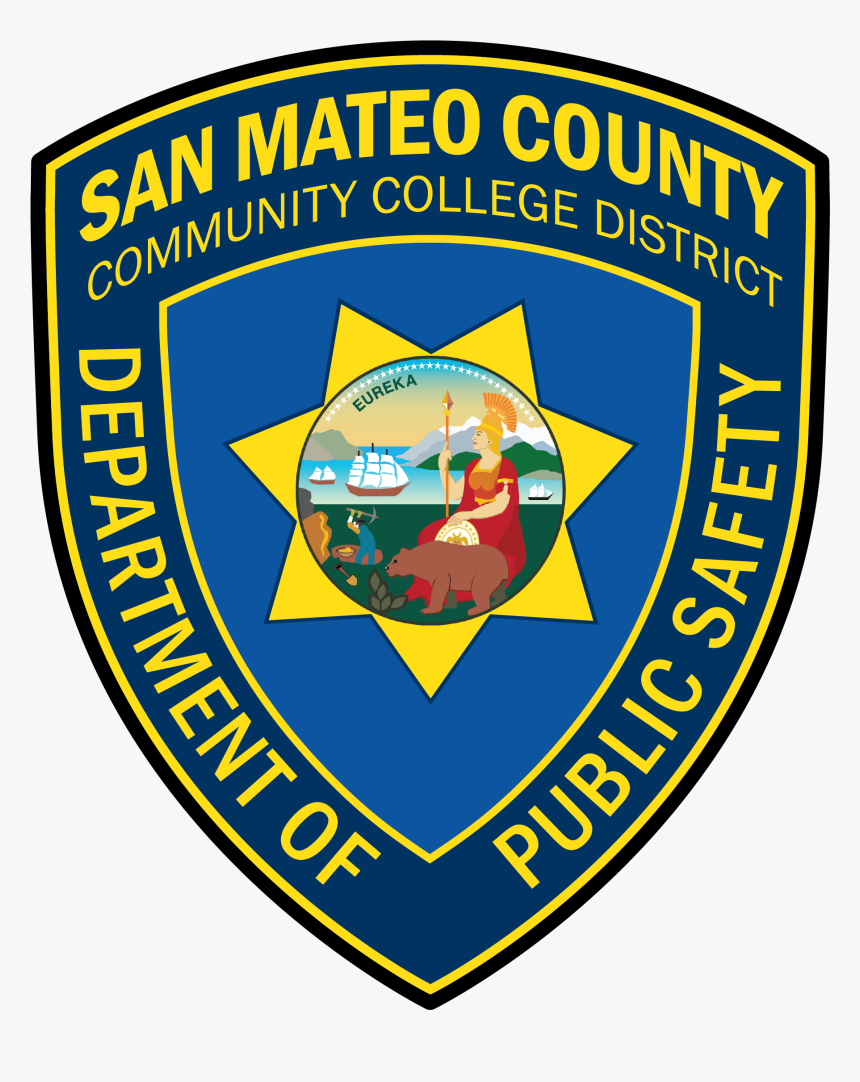 Public Safety Patch - San Mateo County Community College District Public, HD Png Download