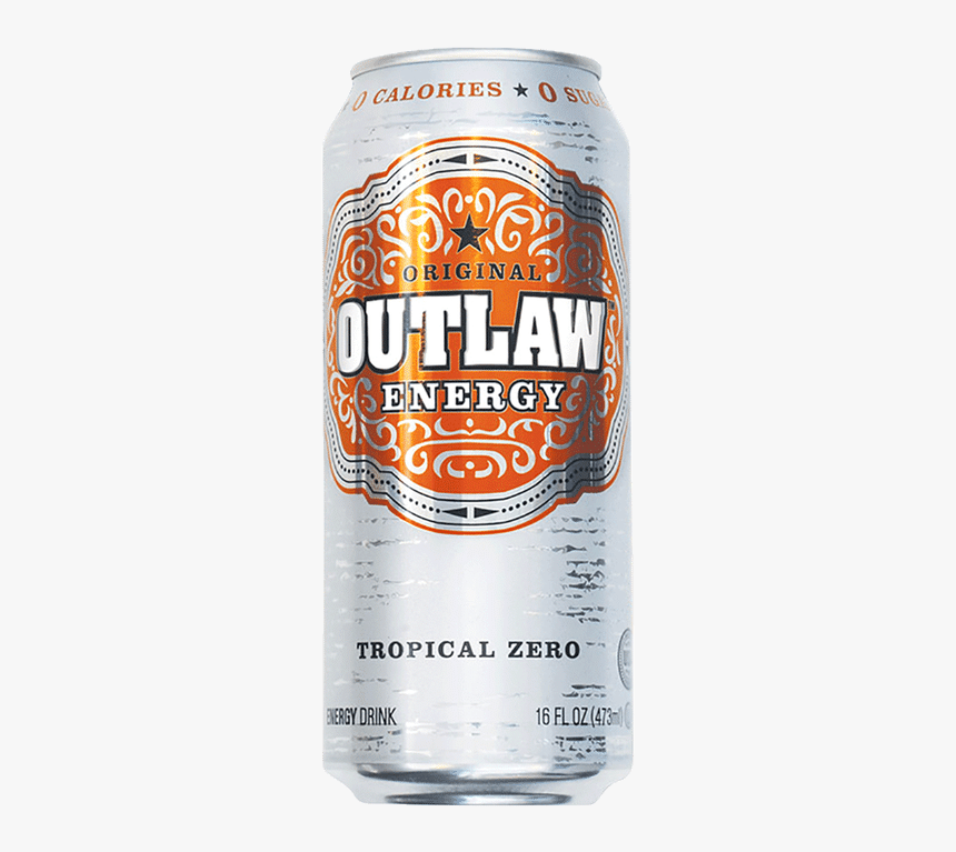 Outlaw Energy Tropical Zero - Caffeinated Drink, HD Png Download