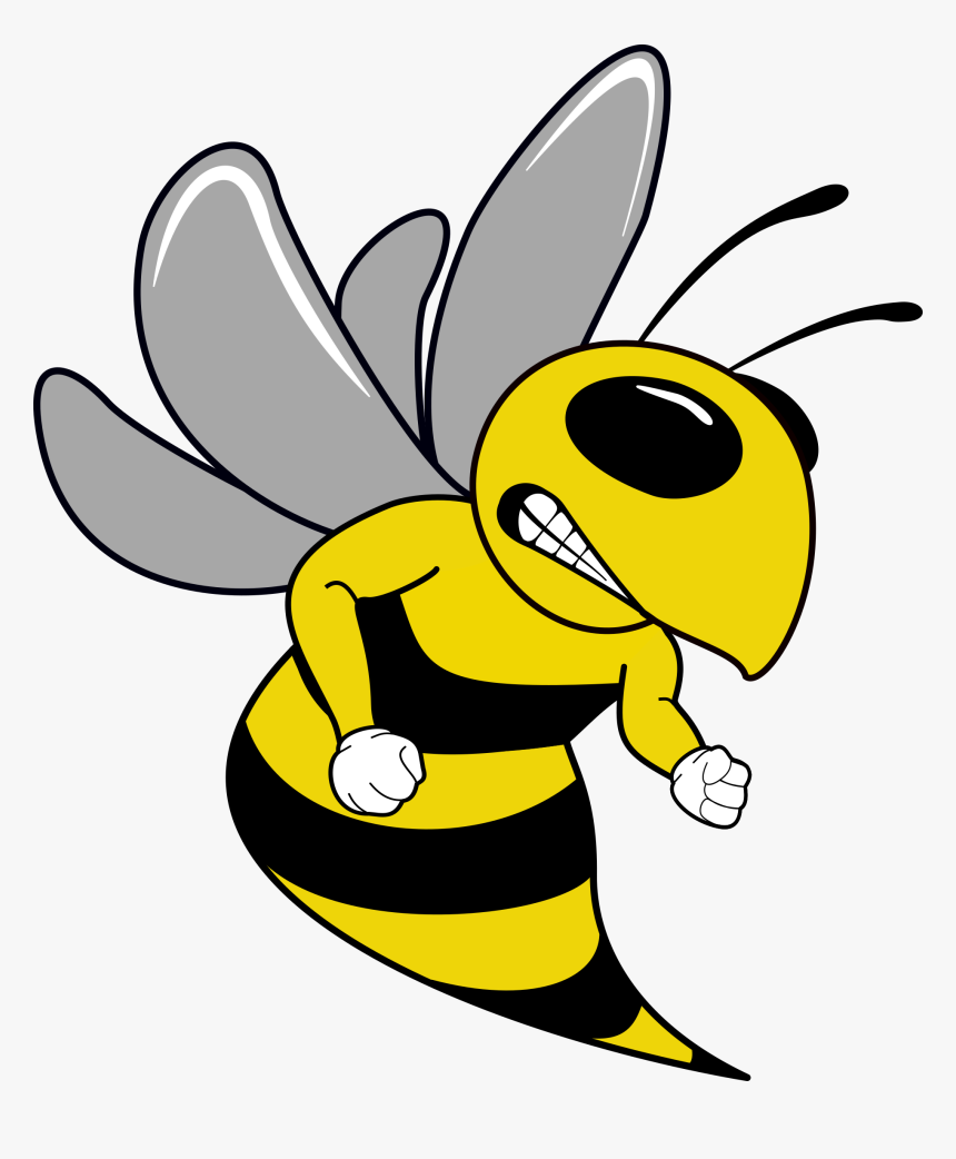 Hornet Mascot - Bee Mascot Cartoon, HD Png Download