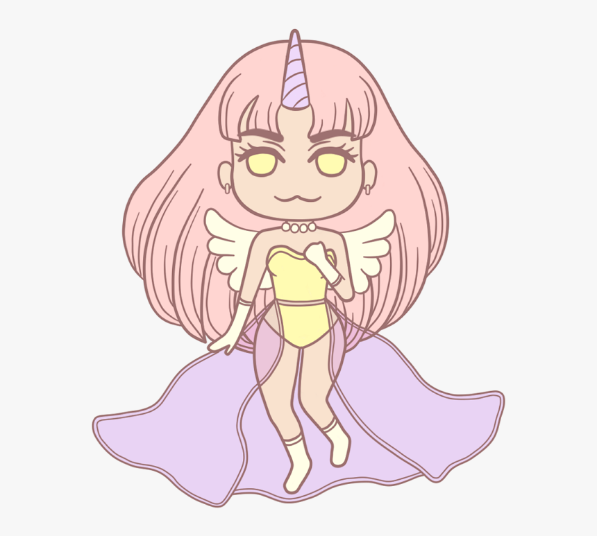 Catorce - Unicorn Girl Chibi, HD Png Download
