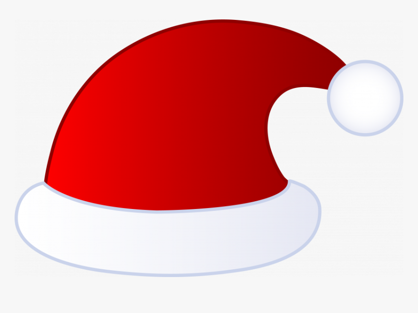 Topi Santa Claus Png, Transparent Png
