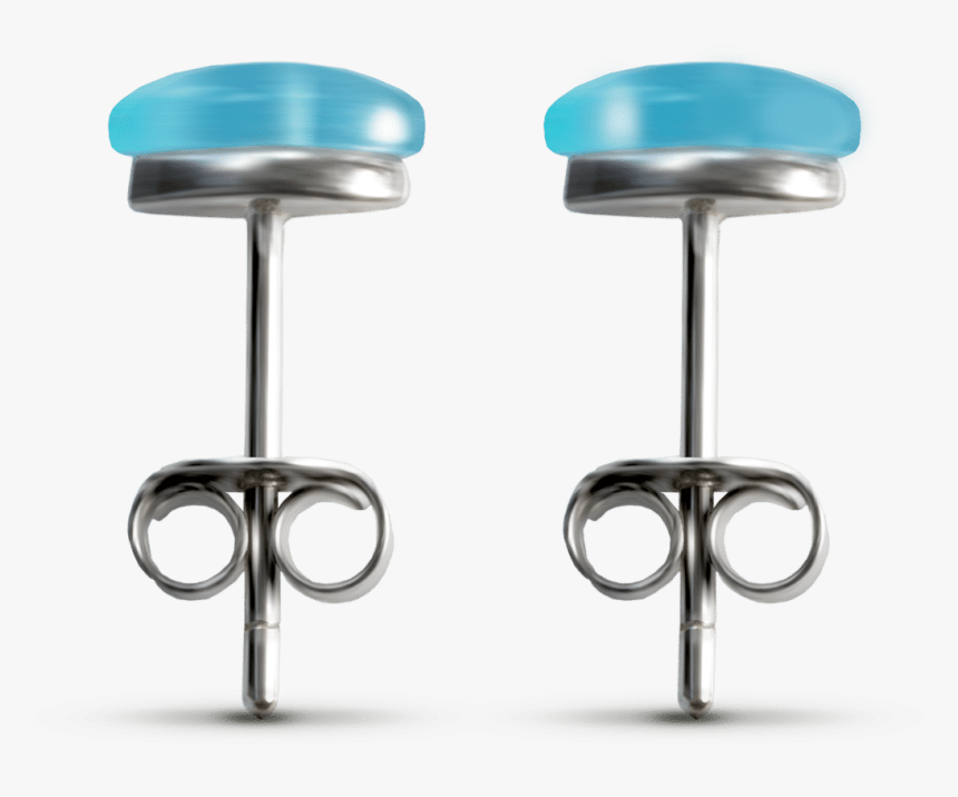 Drop Of The Ocean Earrings Studs - Bar Stool, HD Png Download