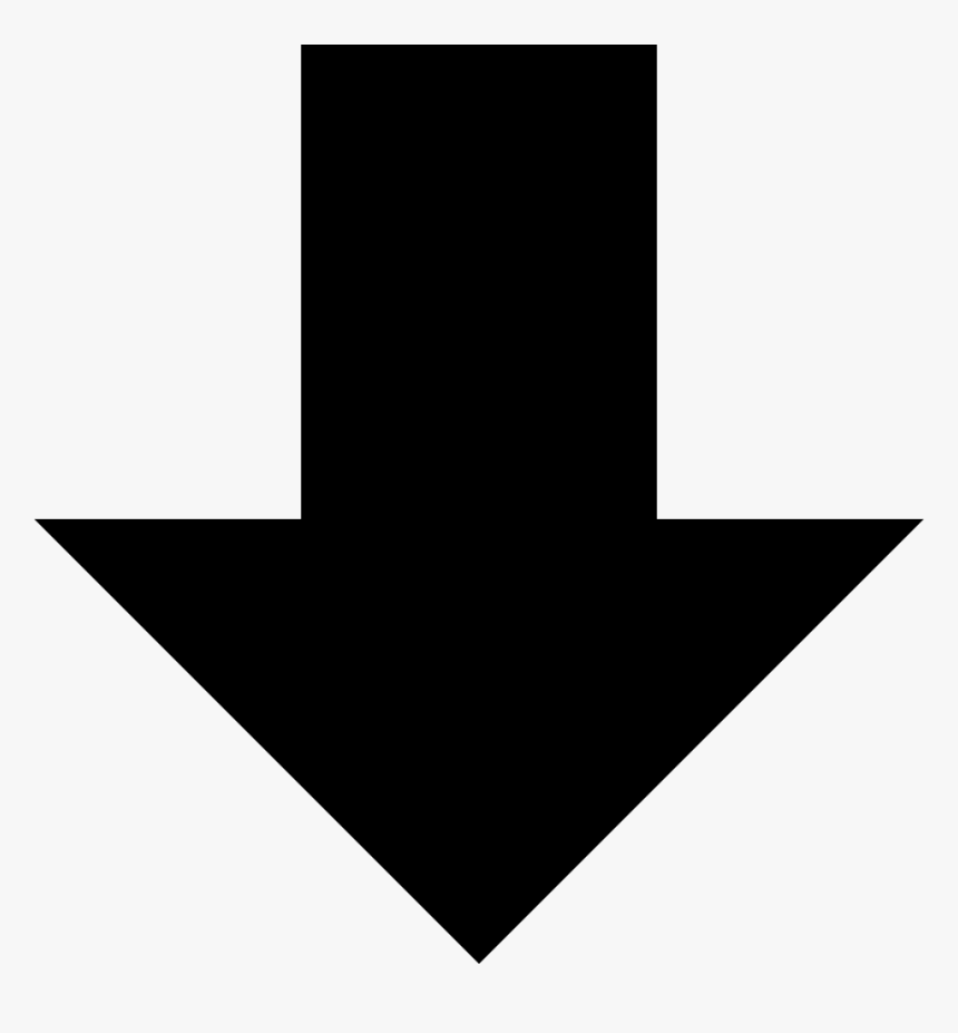 Arrow-down Down Download Bottom - Arrow Image Free Download, HD Png Download