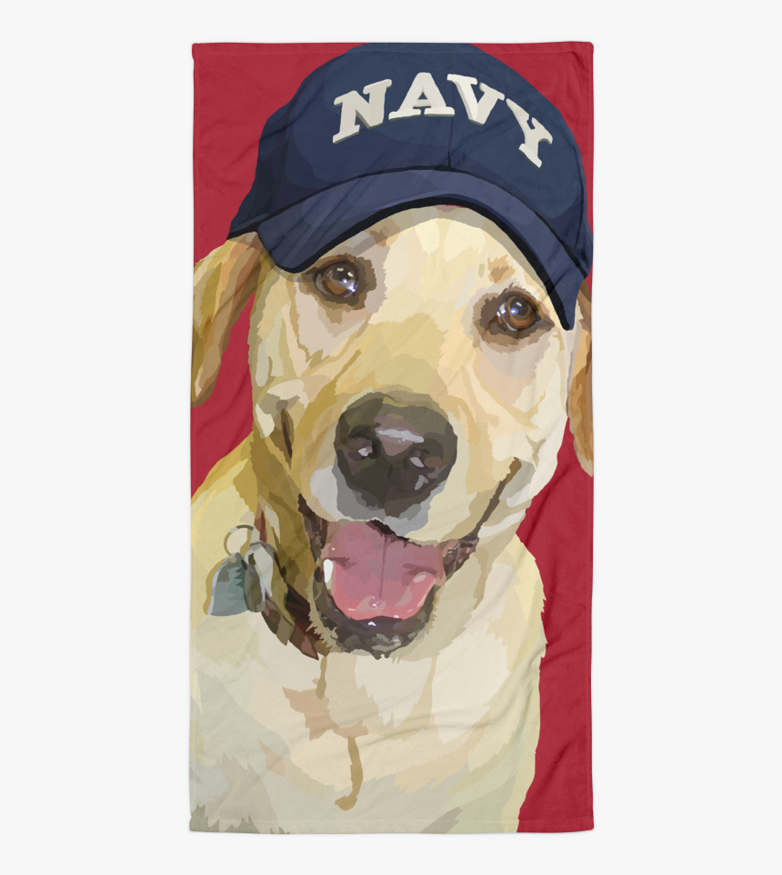 Lady Liberty The Yellow Lab With Army Hat - Labrador Army, HD Png Download