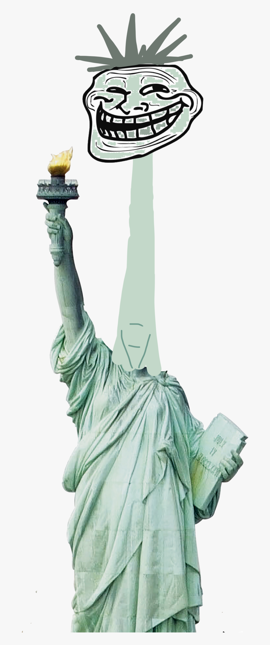 Dubstepfox Lady Liberty - Statue Of Liberty, HD Png Download