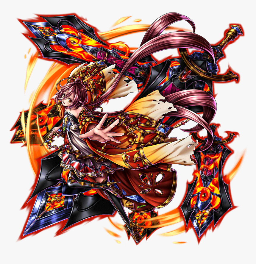 Flame Spirit Empress Lian Full Art - Illustration, HD Png Download