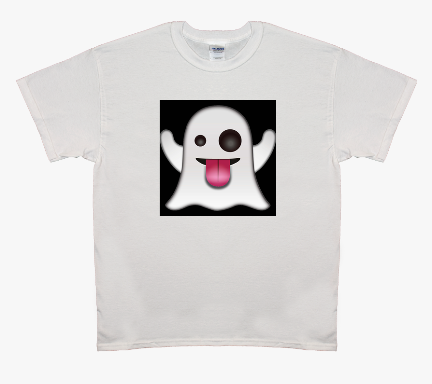 Emjoi Ghost Tee Shirt Mens And Womens , Png Download - Cartoon, Transparent Png