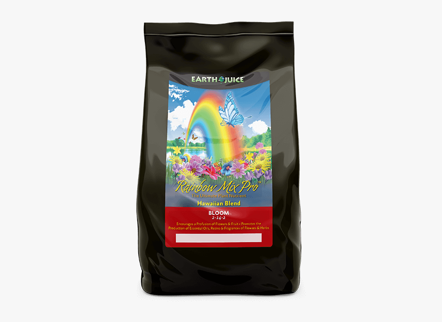 Earth Juice Rainbow Mix Pro Bloom Bag Image - Kitten, HD Png Download