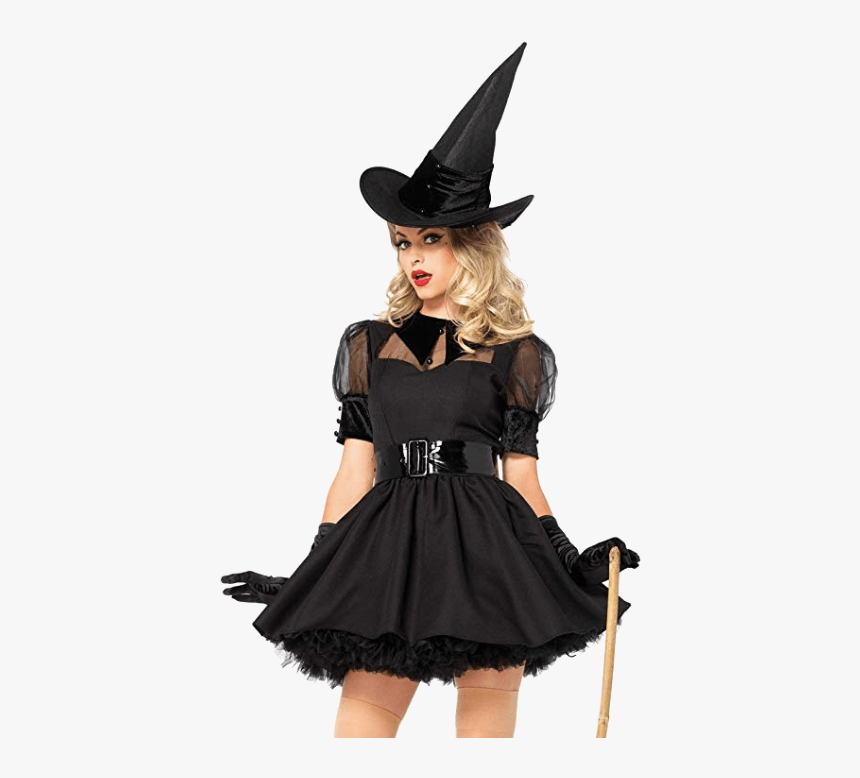 Adult Witch Black Halloween Costumes - Cute Halloween Costumes Witch, HD Png Download