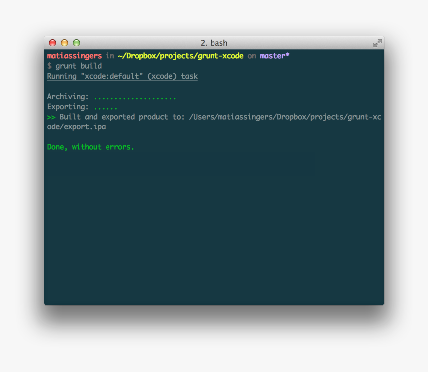 Grunt-xcode Build - Package Json Style, HD Png Download