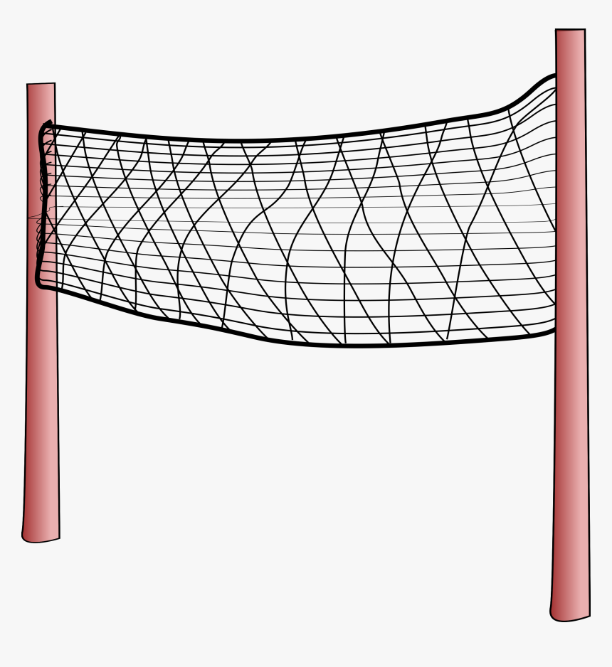 Clip Art Volleyball Vector Image Free - Net Clipart, HD Png Download