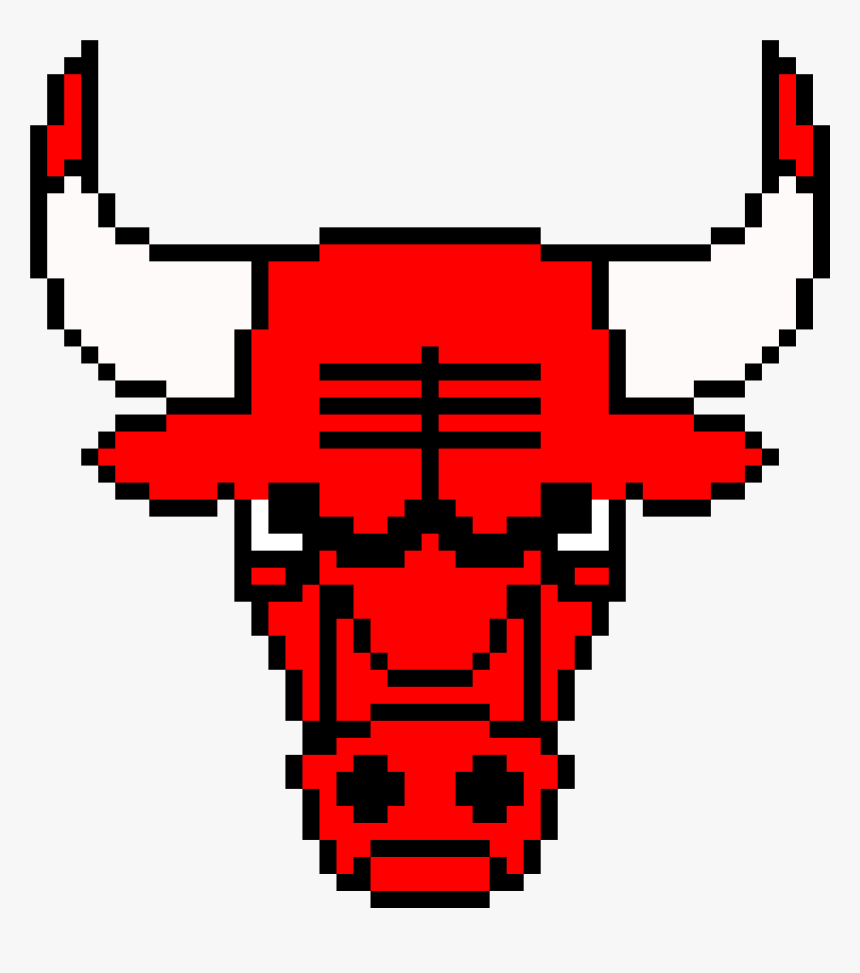 Don T Forget The Bulls - Chicago Bulls Logo Pixel Art, HD Png Download