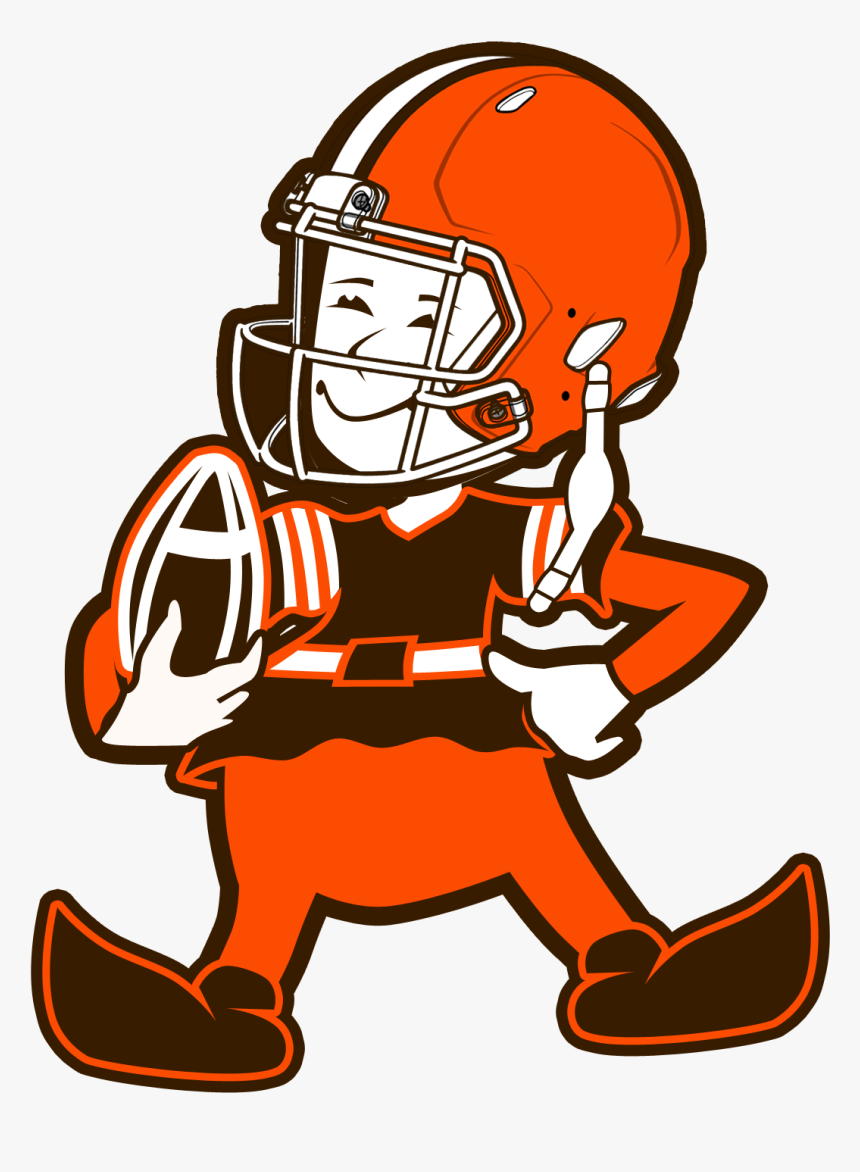 Clipart Resolution 1181*1575 - Cleveland Browns Player Cartoon, HD Png Download