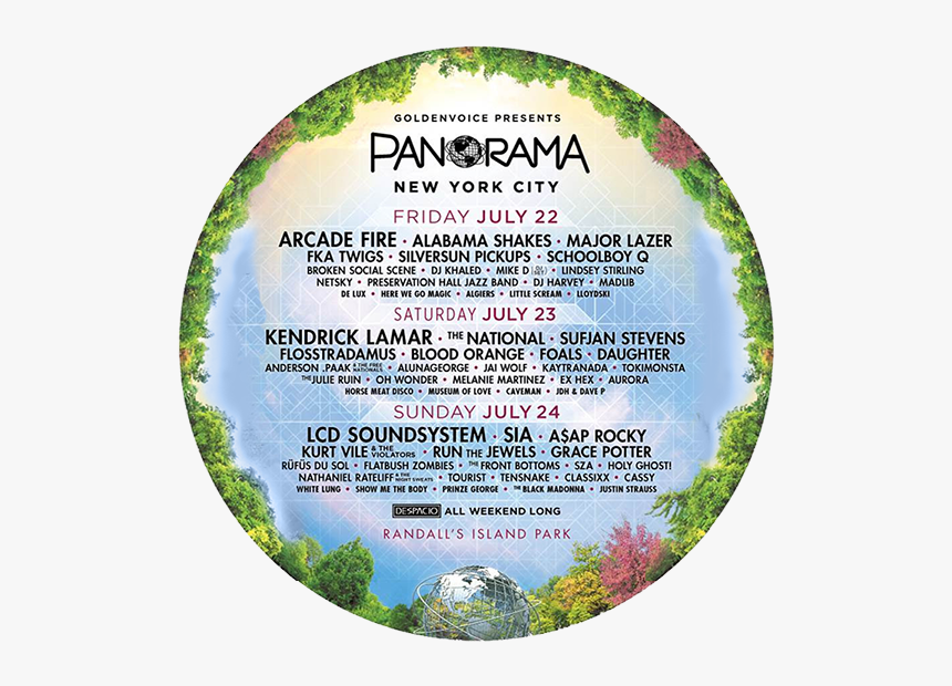 Panorama Nyc - Panorama Festival 2017, HD Png Download