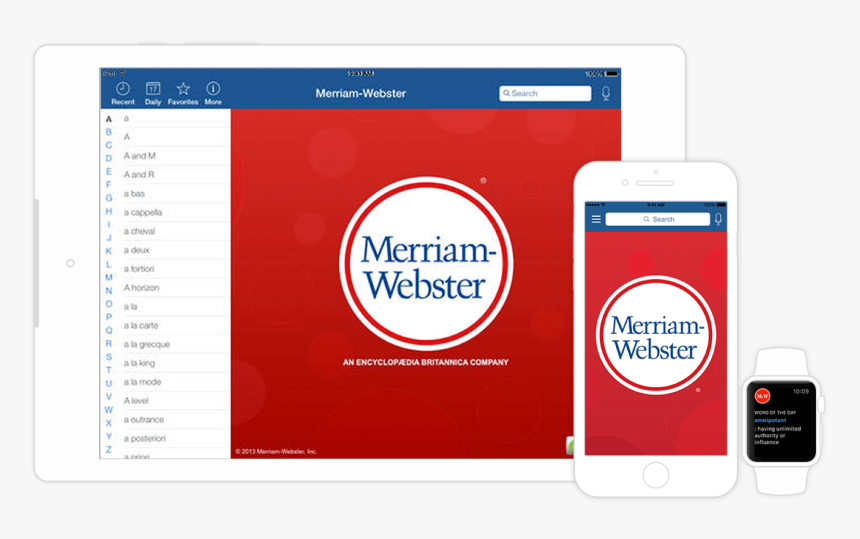 Merriam Webster On Phone, HD Png Download