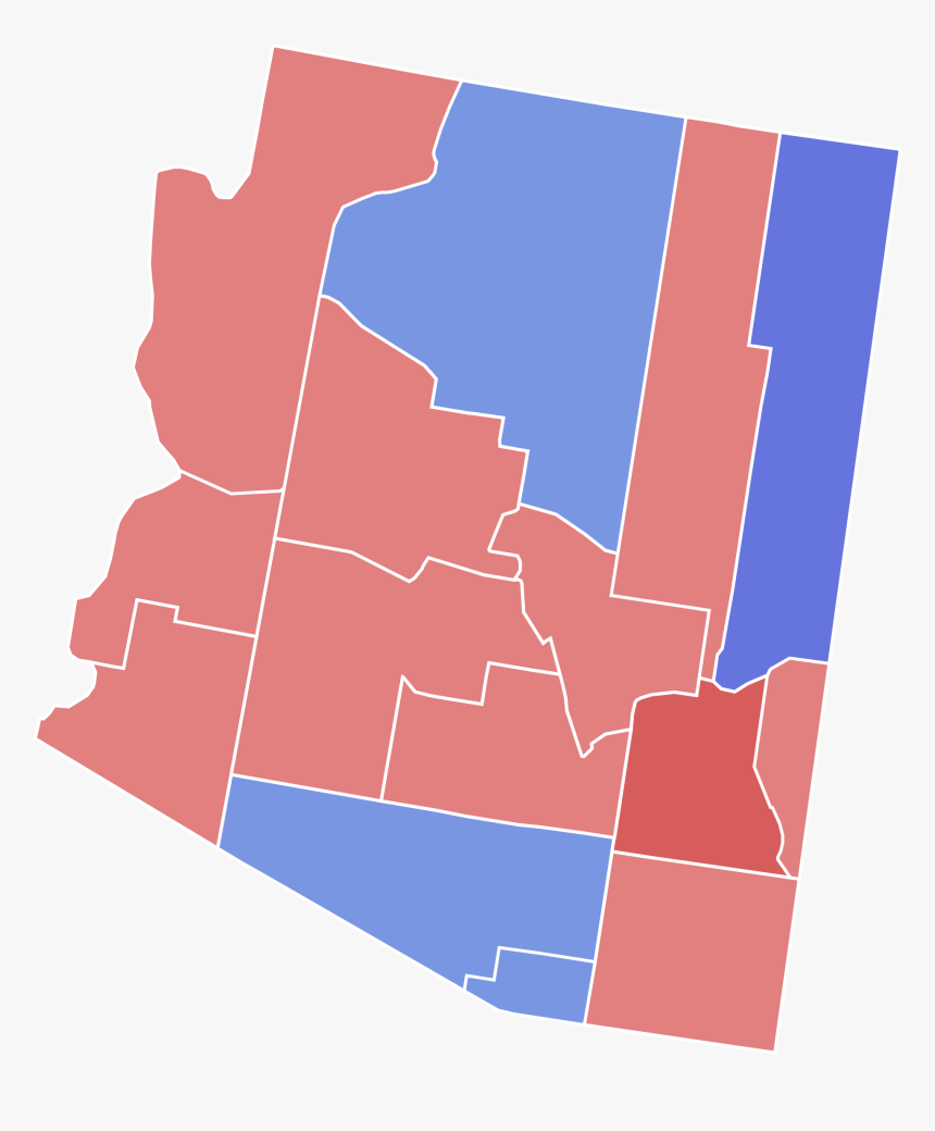 2006 Arizona - Arizona 2004 Election Results, HD Png Download