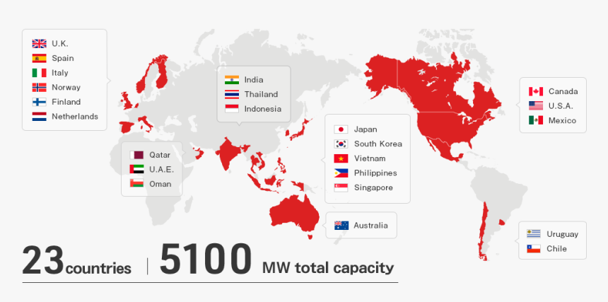 Major Overseas Consulting Map - World Map Silhouette Borders, HD Png Download
