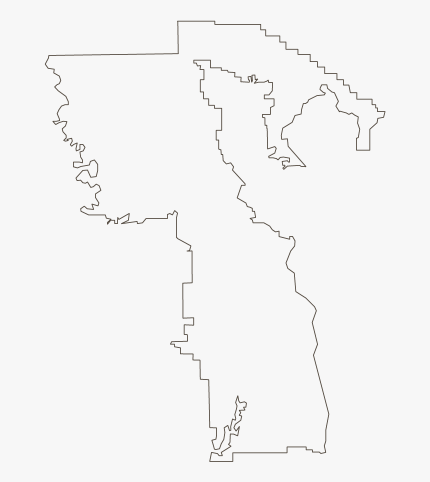 Outline - Map, HD Png Download