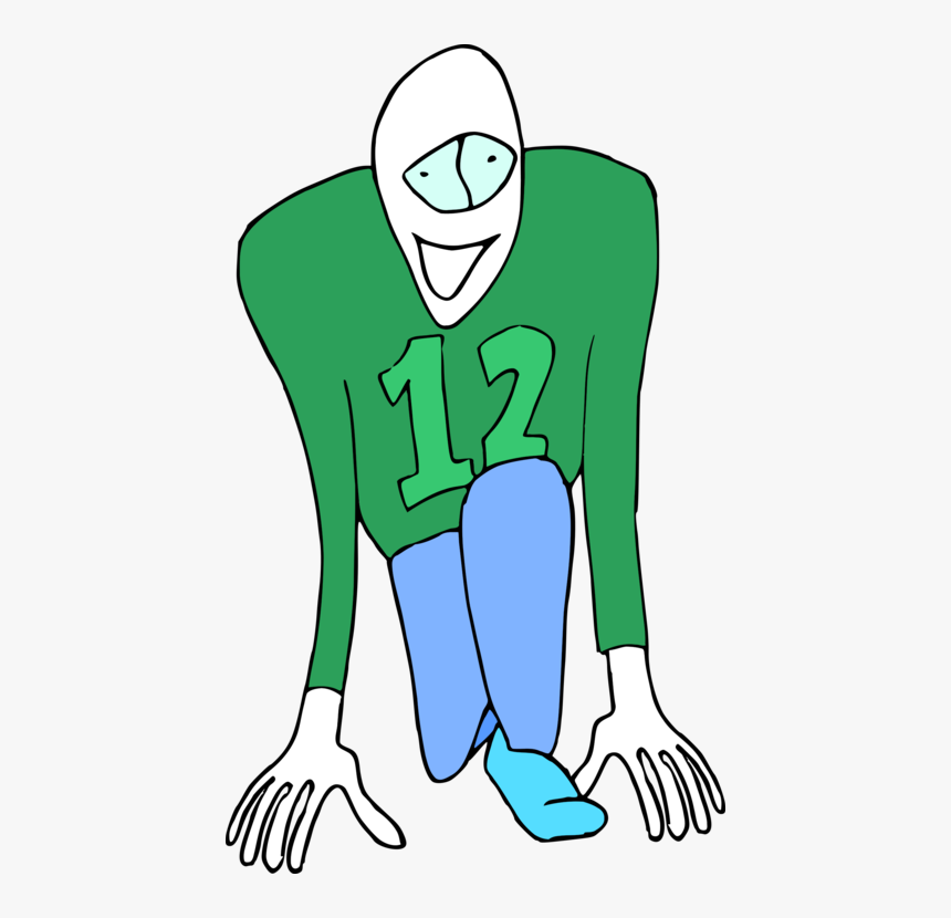 Computer Icons Line Art Sports Silhouette Cartoon - Png Sports Guy Cartoon, Transparent Png