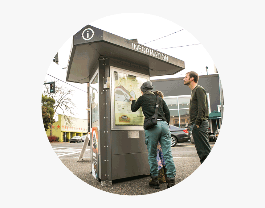 Home Sellwood Moreland Business Alliance Info Kiosk - Bus Stop, HD Png Download