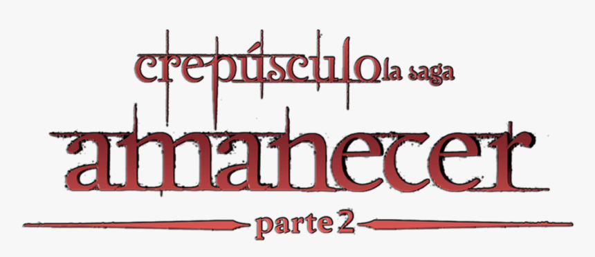 Crepusculo Amanecer 2 Png, Transparent Png
