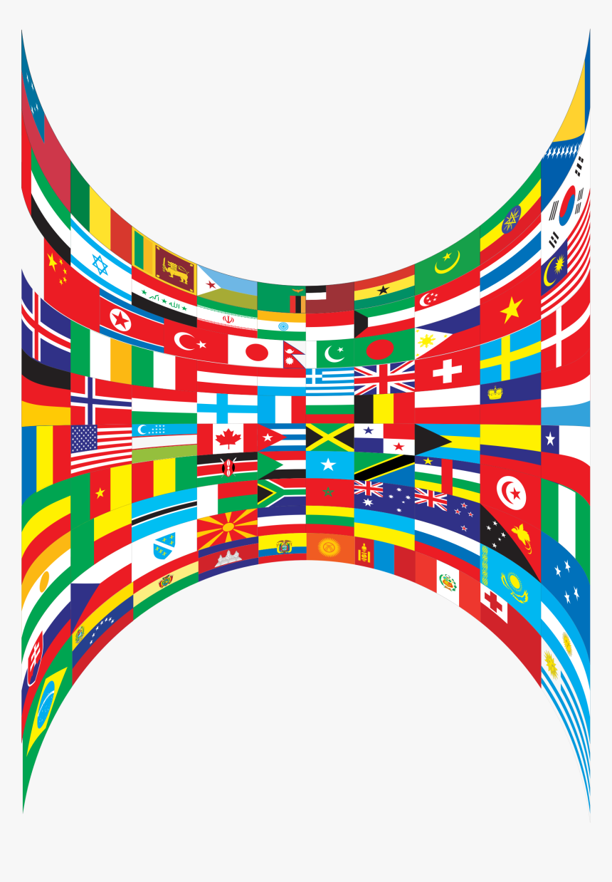 World Flags Border Png Clipart , Png Download Border Of World Flags, Transparent Png
