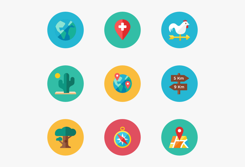 Places Icon, HD Png Download