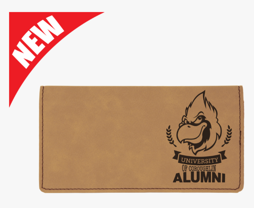 Light Brown Leatherette Checkbook Cover - Label, HD Png Download