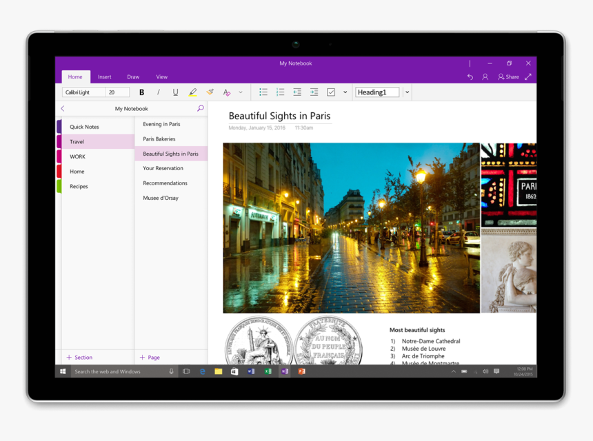 Logiciel Note Windows 10, HD Png Download