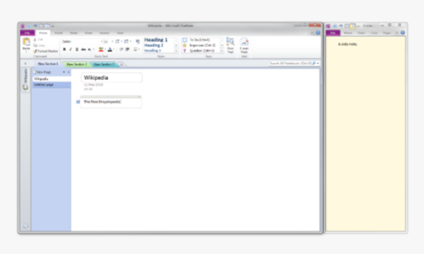 Microsoft Onenote 2010, HD Png Download