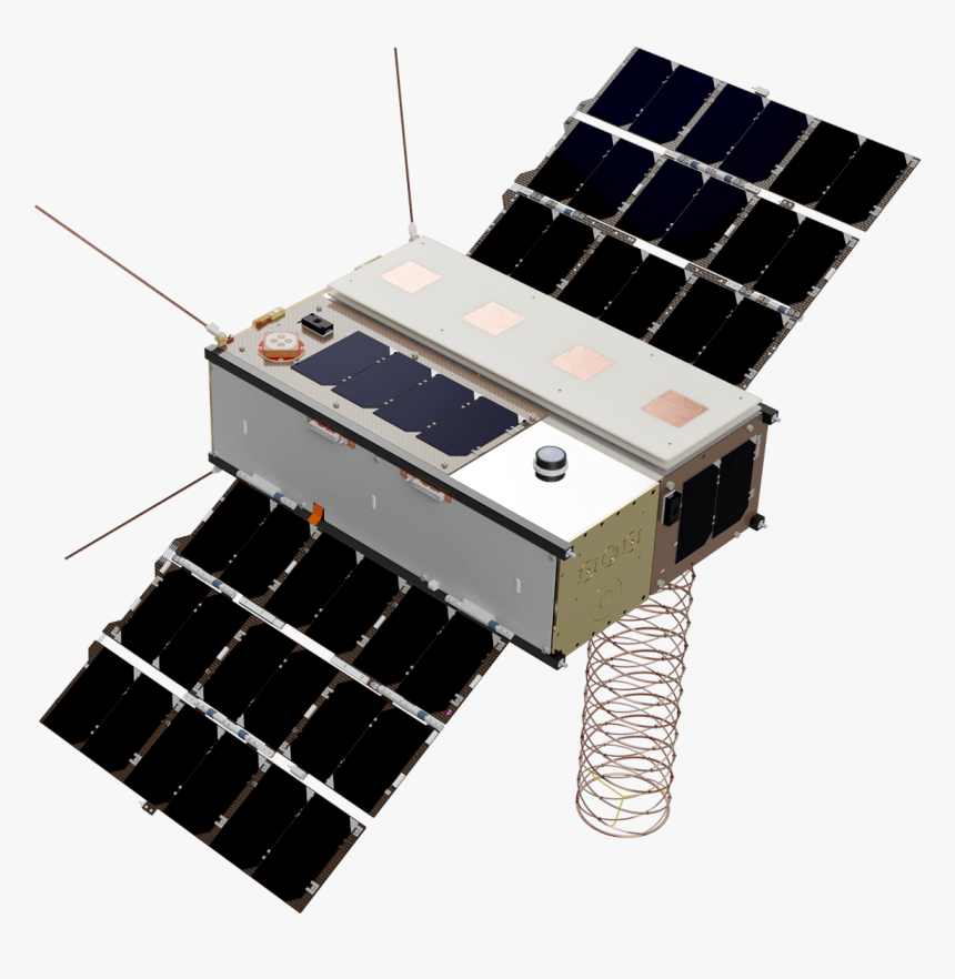 A 3d Model Of The Faraday 1 Small Sat Including Cube - Faraday Satellite, HD Png Download