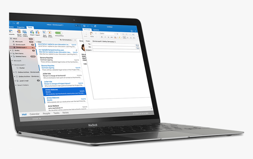 Email On A Computer, HD Png Download