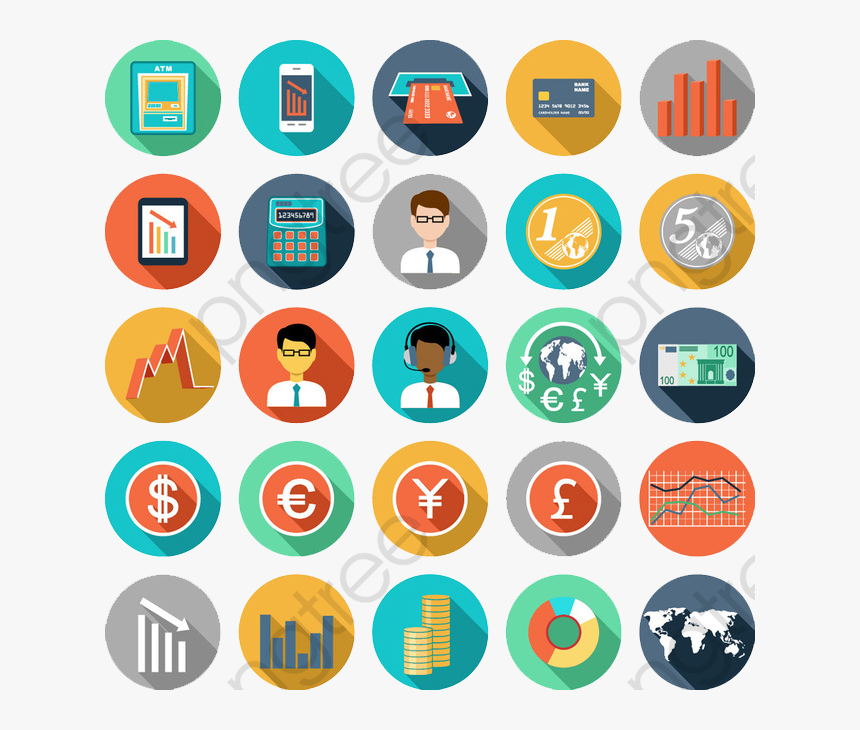 Finance Icon Clipart - Infographics Icons, HD Png Download