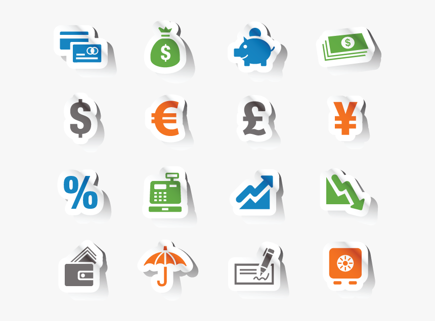 Finance Icon Vector Free Download, HD Png Download