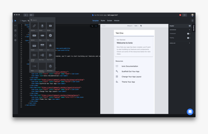 Ionic Display 
 Class Img Responsive Owl First Image - Ionic Ide, HD Png Download