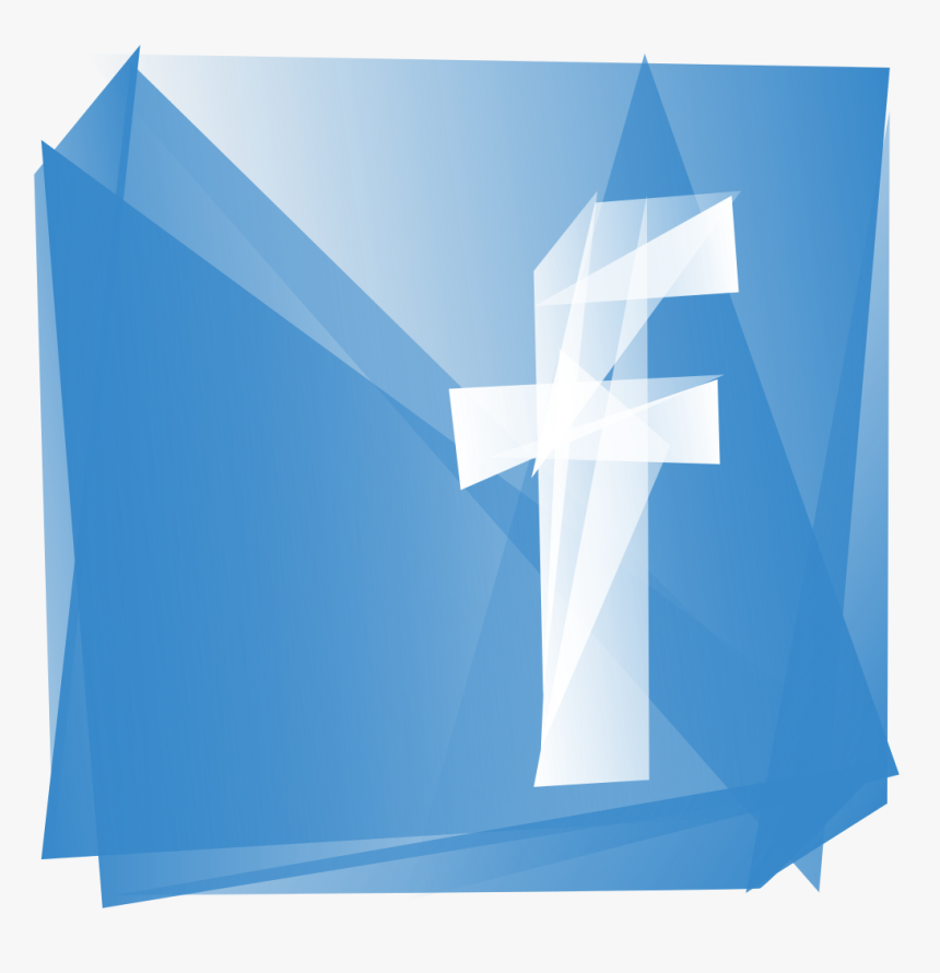 File - Facebook Button - Svg - Cross, HD Png Download