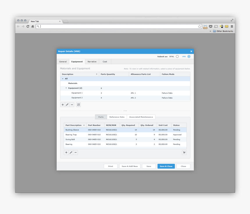 U0001 2 02 Workrequests Hf Repairdetails 1equiptab - Utility Software, HD Png Download
