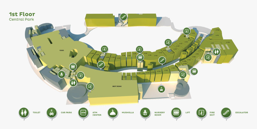 Floor Plan Central Park, HD Png Download