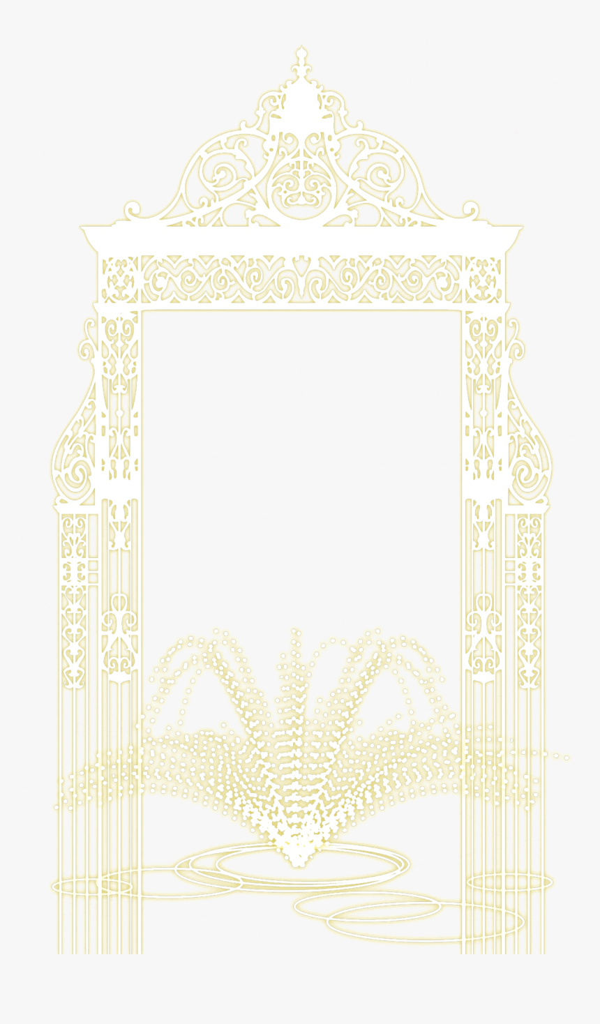 Snapchat Geofilter For The Untermyer Fountain/garden - Architecture, HD Png Download