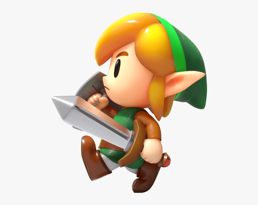Nswitch Zeldalinksawakening Char Link Side - Link's Awakening Link, HD Png Download